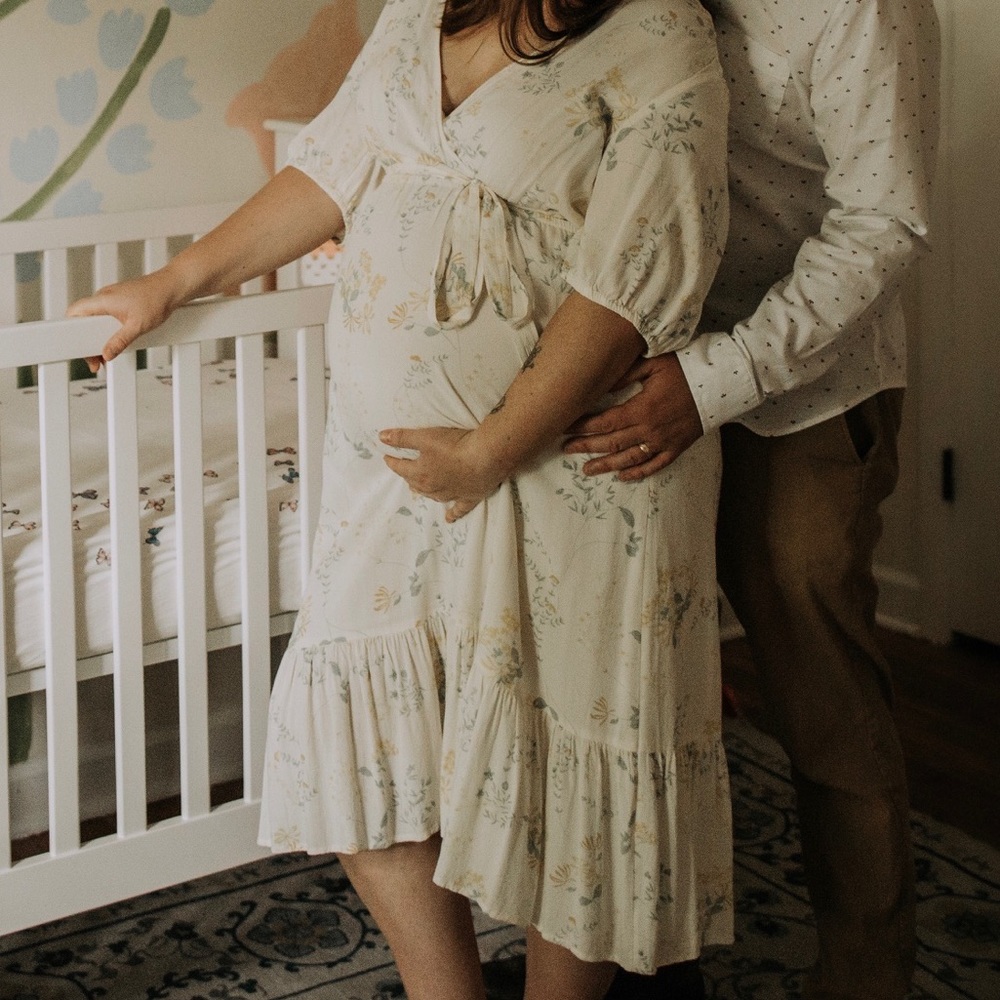 Lucky Brand Floral Wrap Maxi Dress